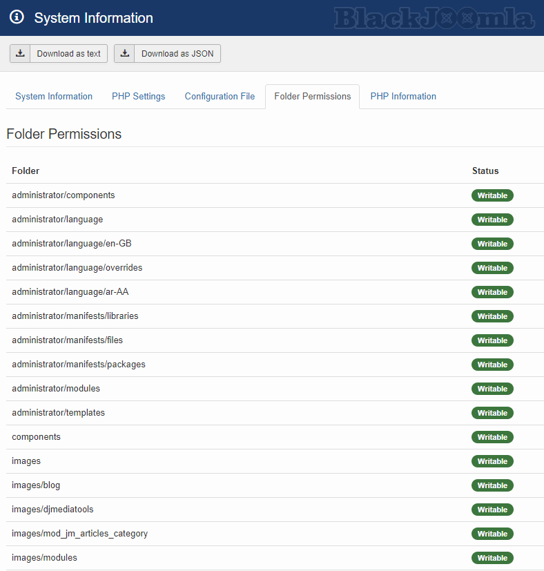 Error 500 system information