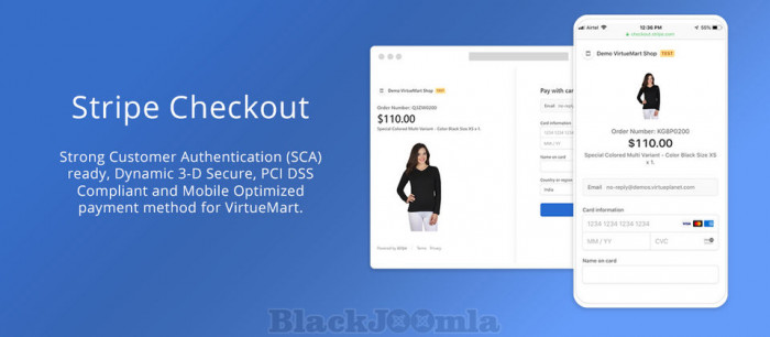 Stripe Checkout for VirtueMart 3.0