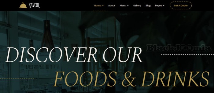 JoomShaper Savor 1.0.0