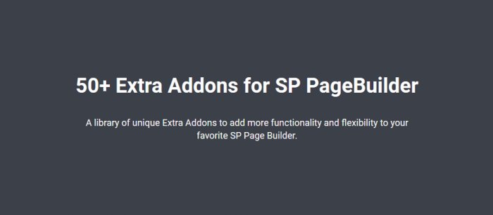 Extra Addons for SP PageBuilder 1.3.2
