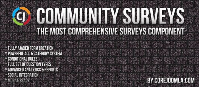Community Surveys 6.5.1