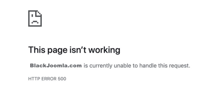 How to solve 500 Internal Server Error?
