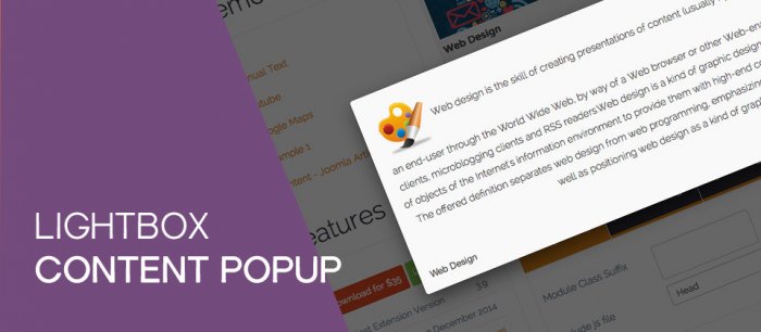 Lightbox Content Popup 4.1