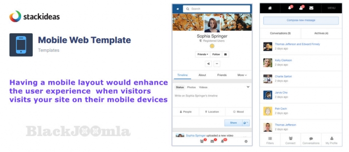 EasySocial Mobile Web Template 2.3.17