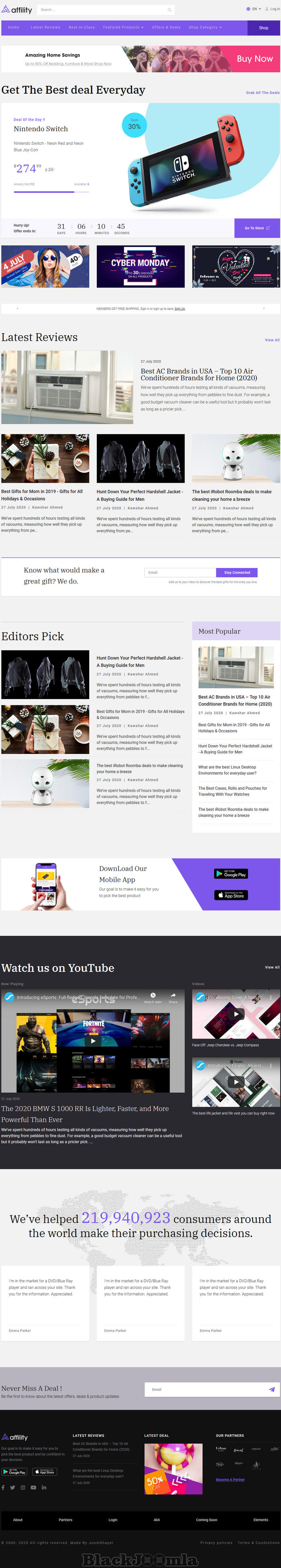 JoomShaper Affility JoomShaper Affility