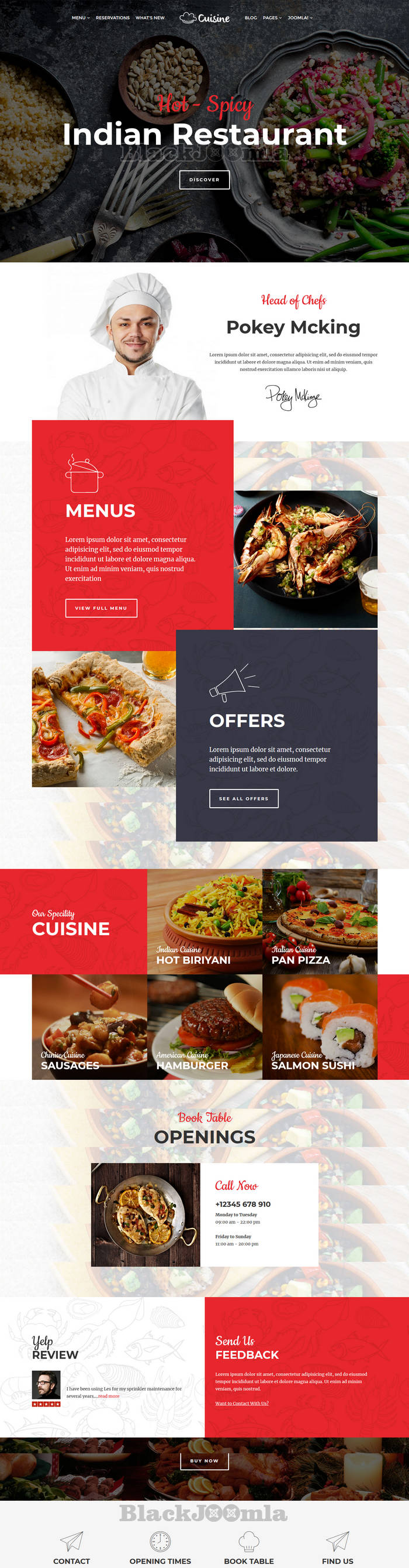 JoomShaper Cuisine