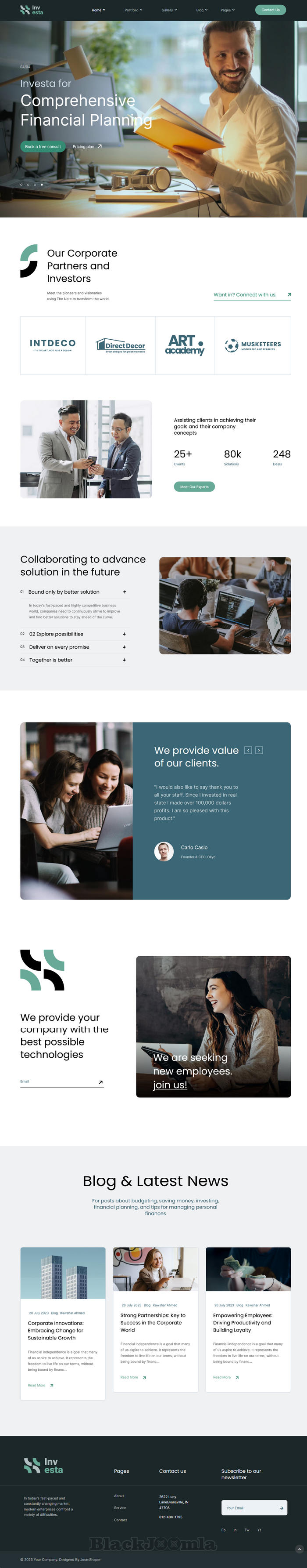 JoomShaper Investa JoomShaper Investa