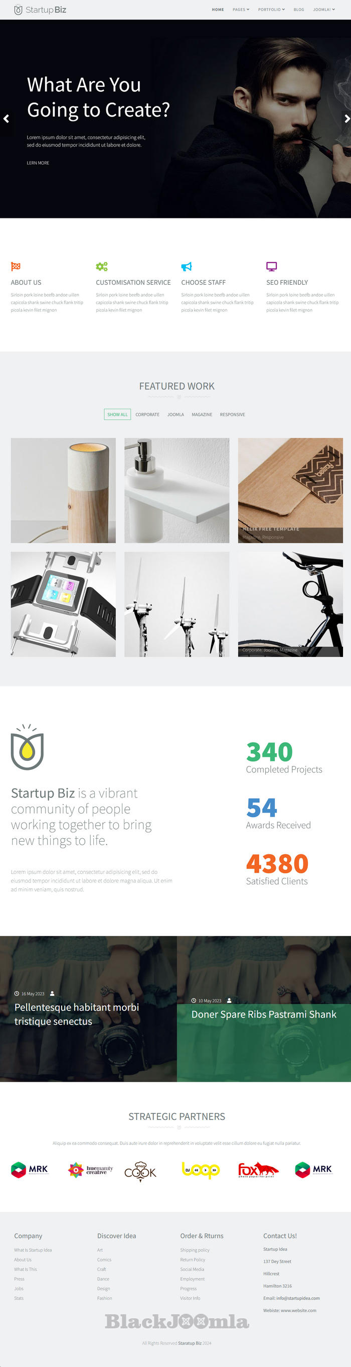 JoomShaper Startup Biz