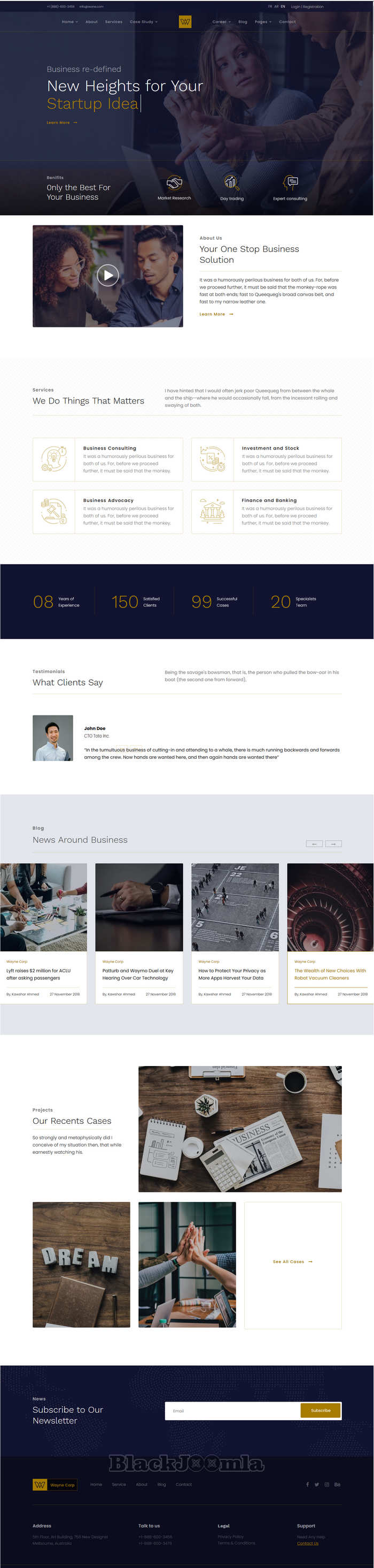 JoomShaper Wayne Corp