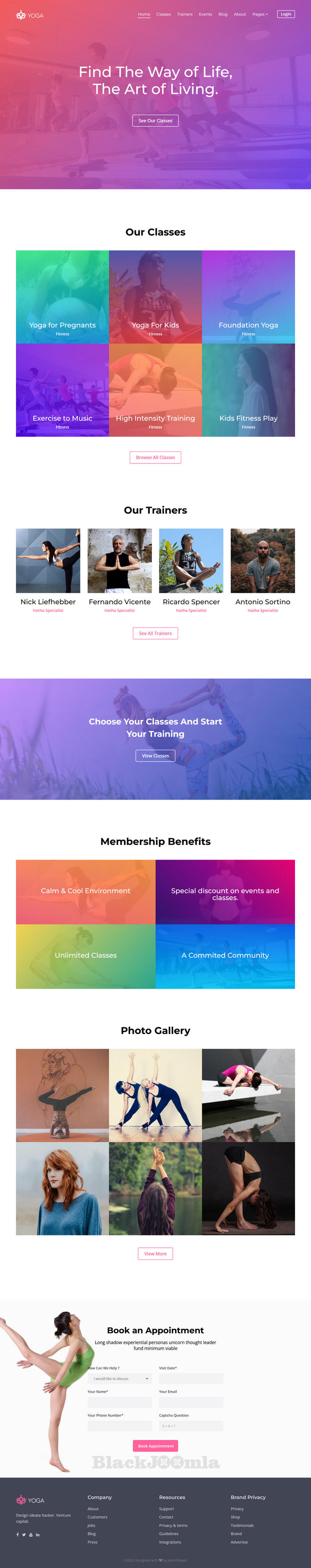 JoomShaper Yoga