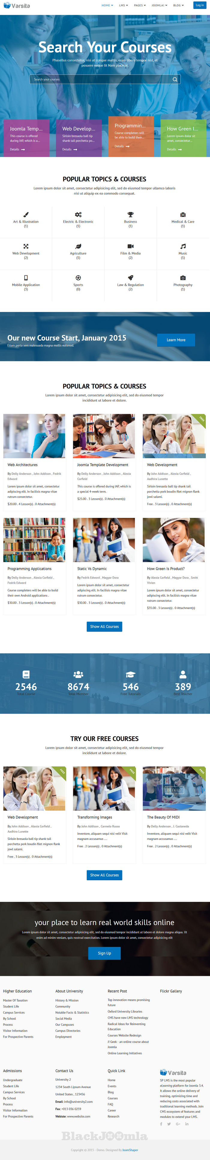 JoomlaShaper Varsita