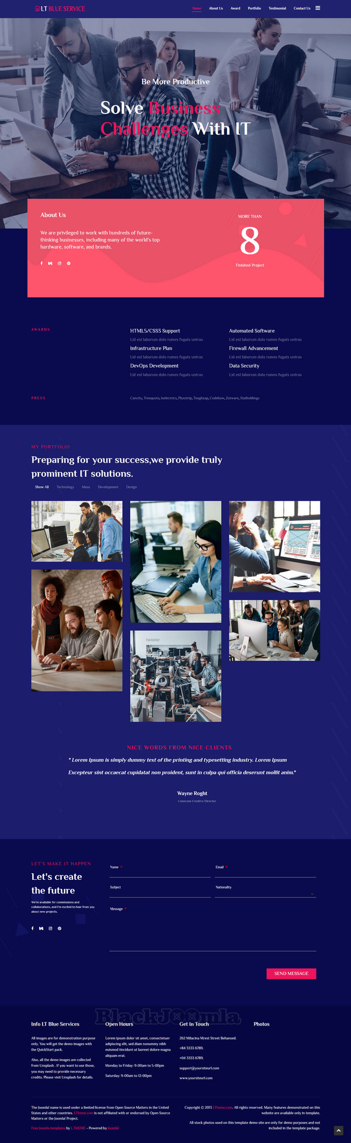 LT Blue Service LT Blue Service